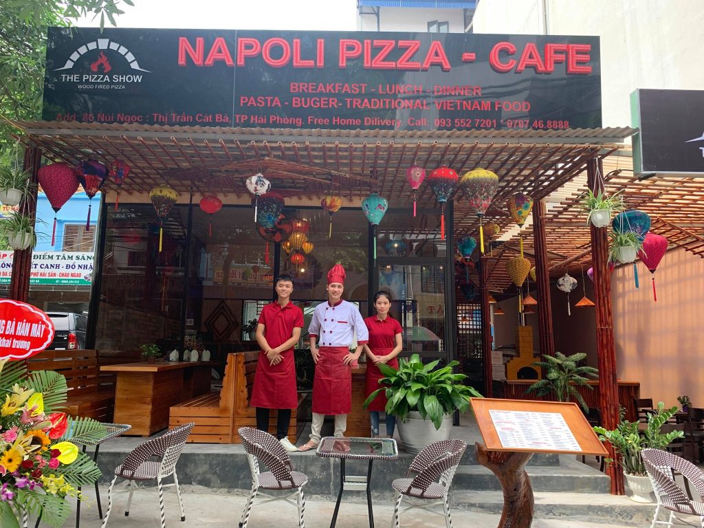 Dự án lờ nướng pizza bằng củi Napoli Pizza Cát Bà Hải Phòng cơ sở 01